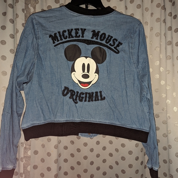 Mickey Cropped Bomber - Picture 4 of 16
